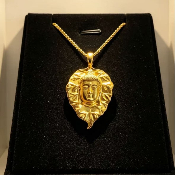 Women's Leaves Buddha Single Imitation Amulet National Fashion With Necklaces