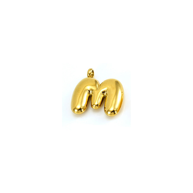 Stainless Steel Fashion Letter Titanium Letters Pendant