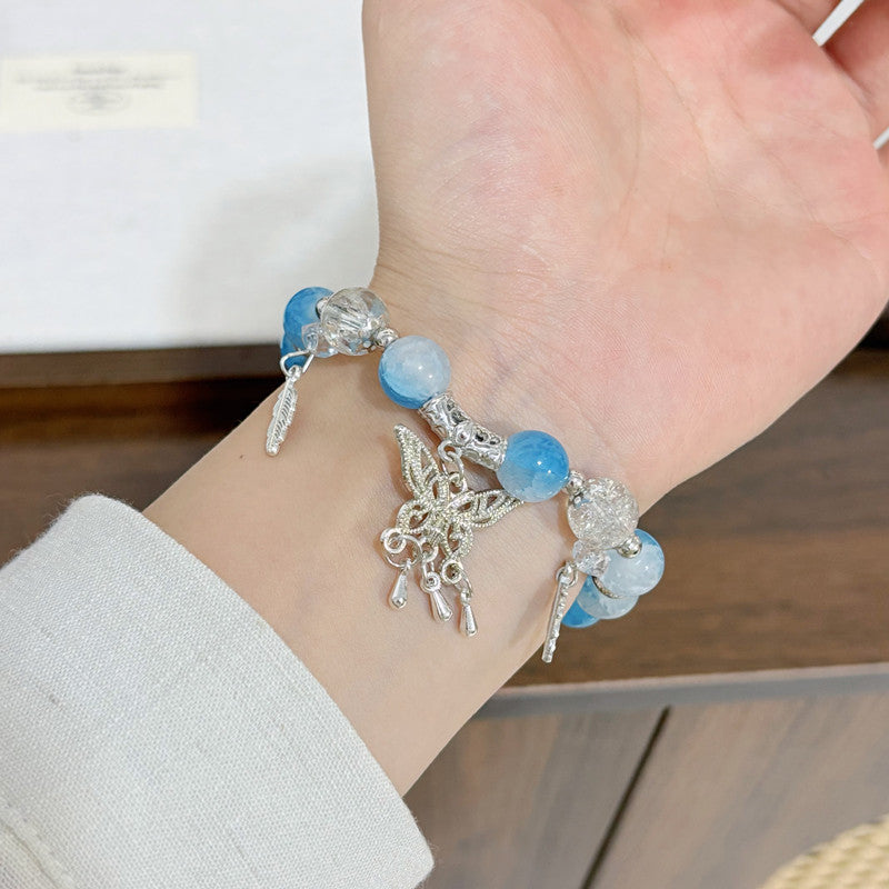 Floral Butterfly Chinese Style Fairy For Bracelet