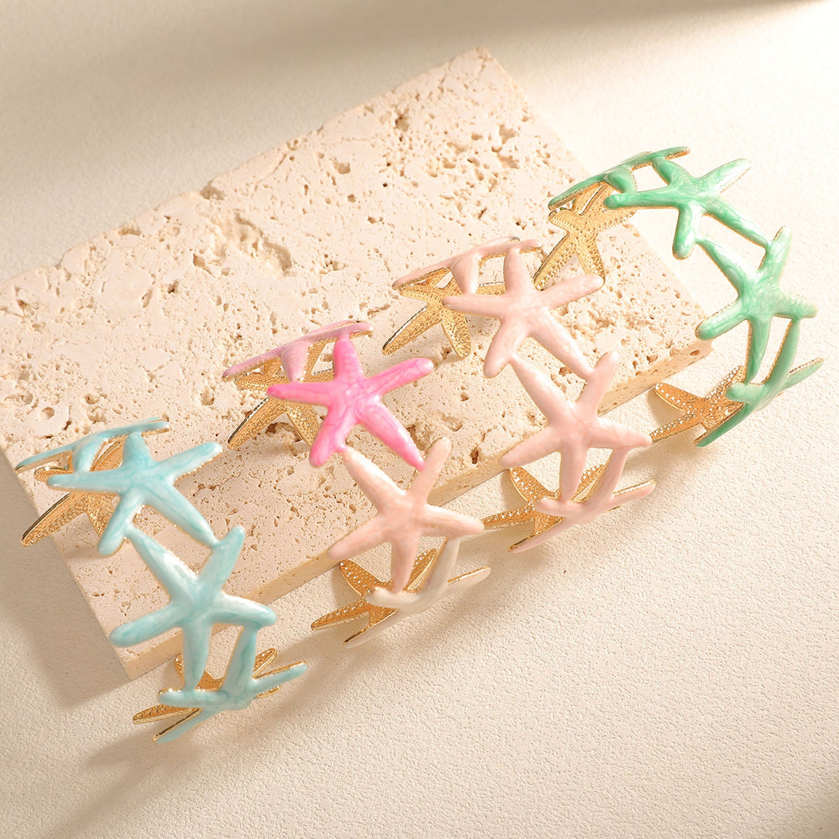 Light Luxury High-grade Drop Oil Open-ended Bracelets