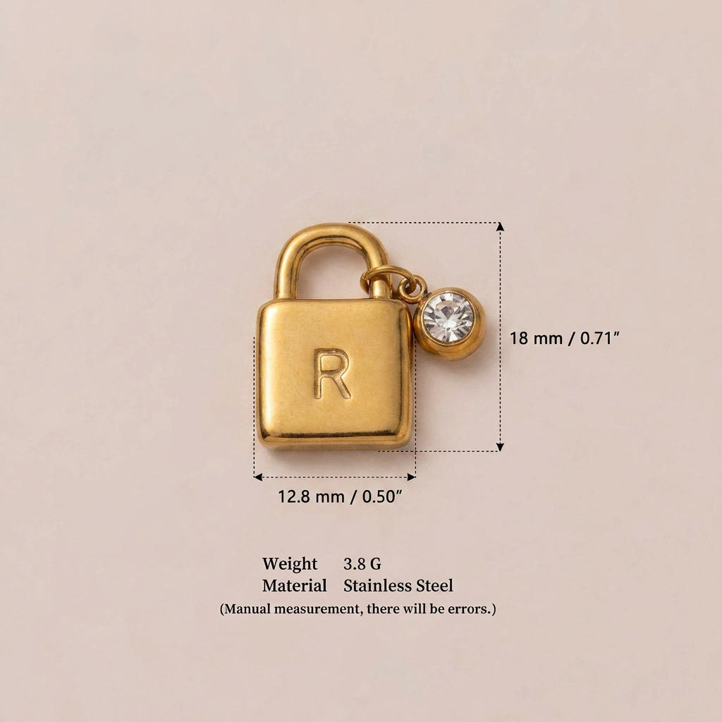 Stainless Steel Golden Animal Physical Long Geometric Accessory Color Pendant