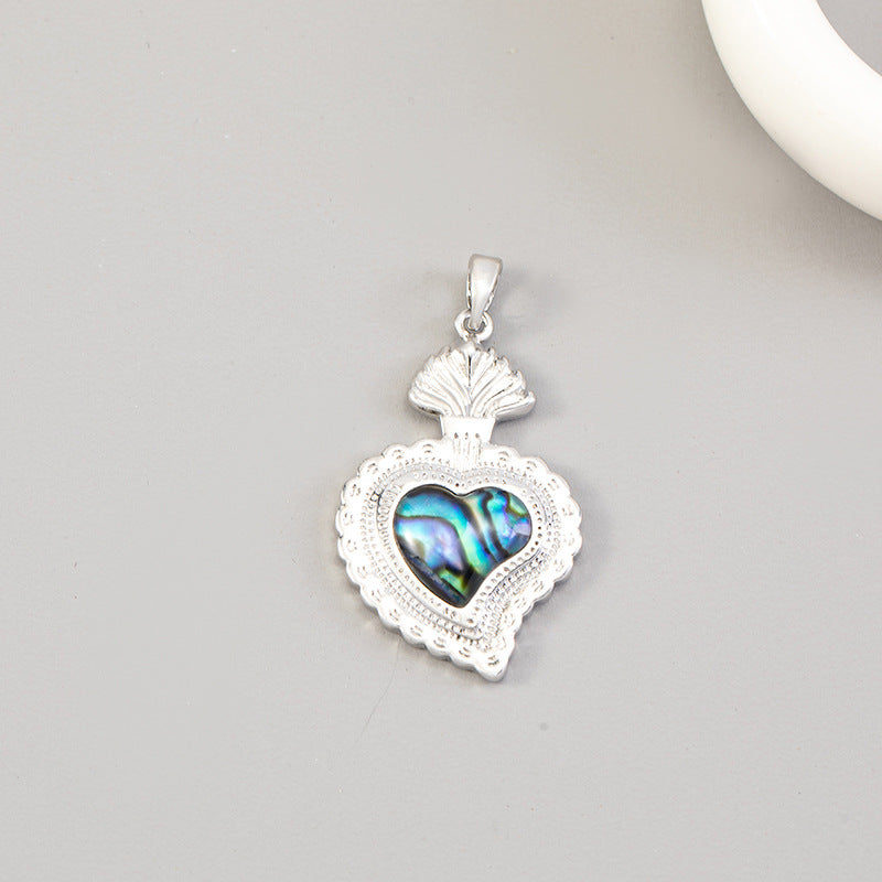Color Retaining Fritillary Baroque Colorful Clover Pendant
