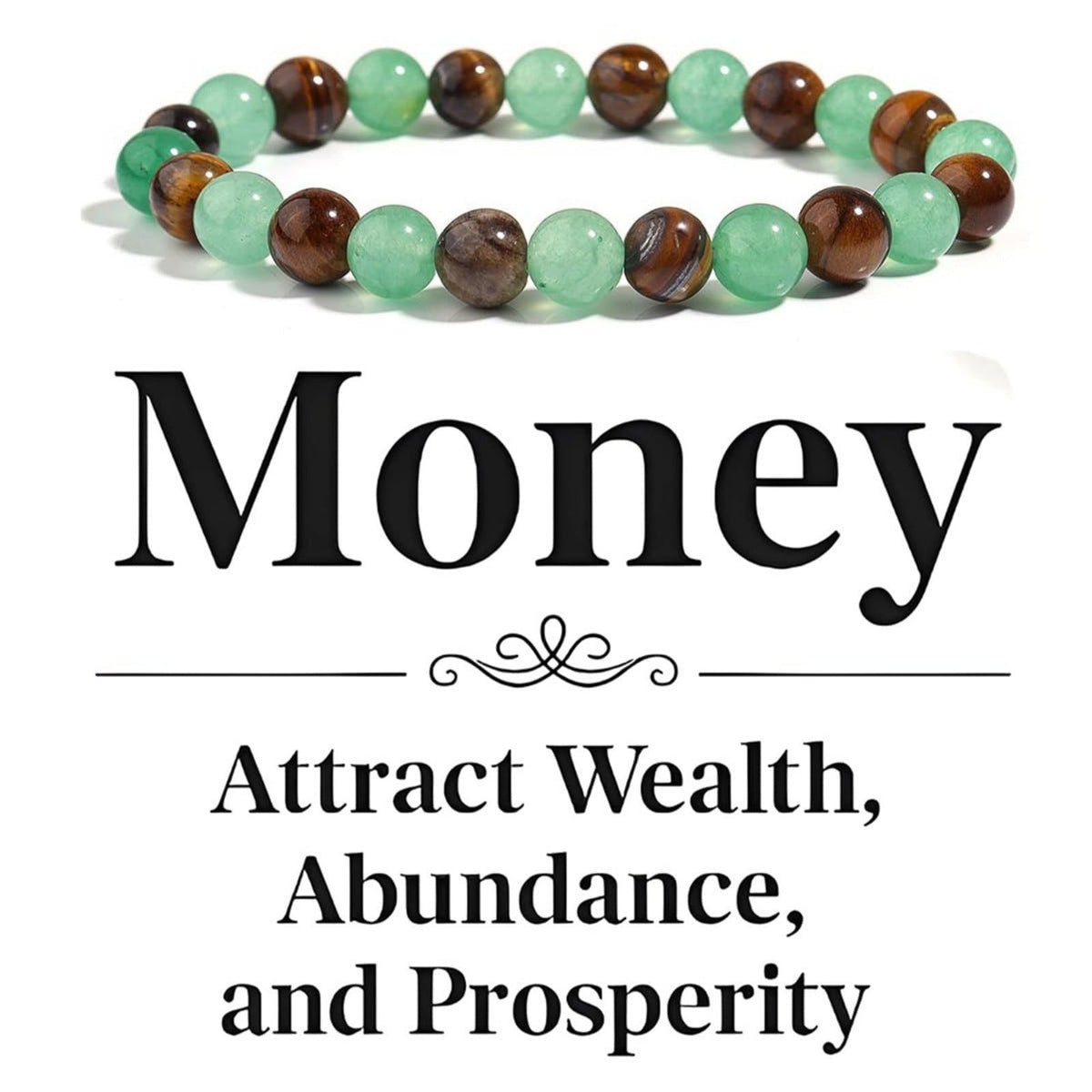 Women's & Men's Stone Elastic Fashion Individual Casual Chinese Style Bracelet