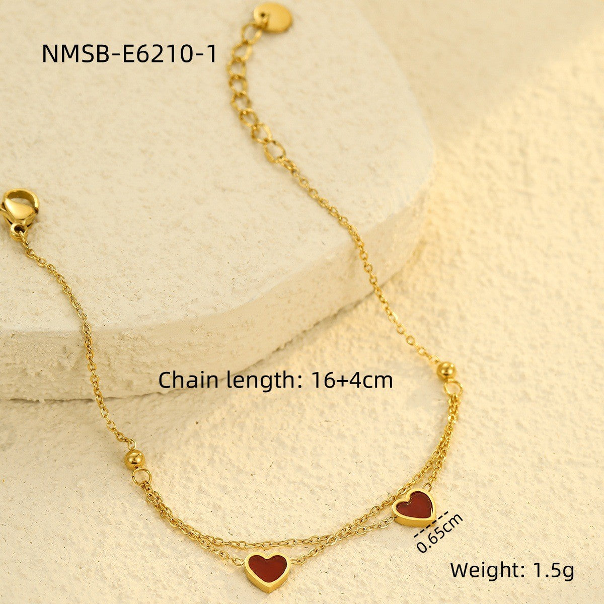 Titanium Steel Valentine's Day Gift Love Souvenir High Jewelry Set