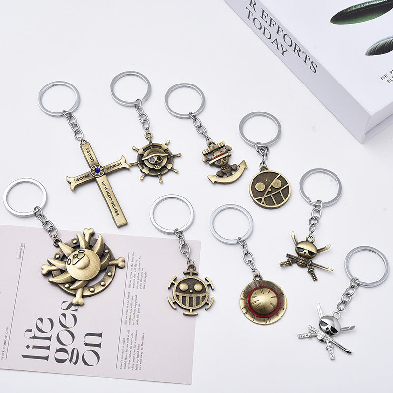 One Piece Cartoon Characters Straw Hat Luo Necklaces
