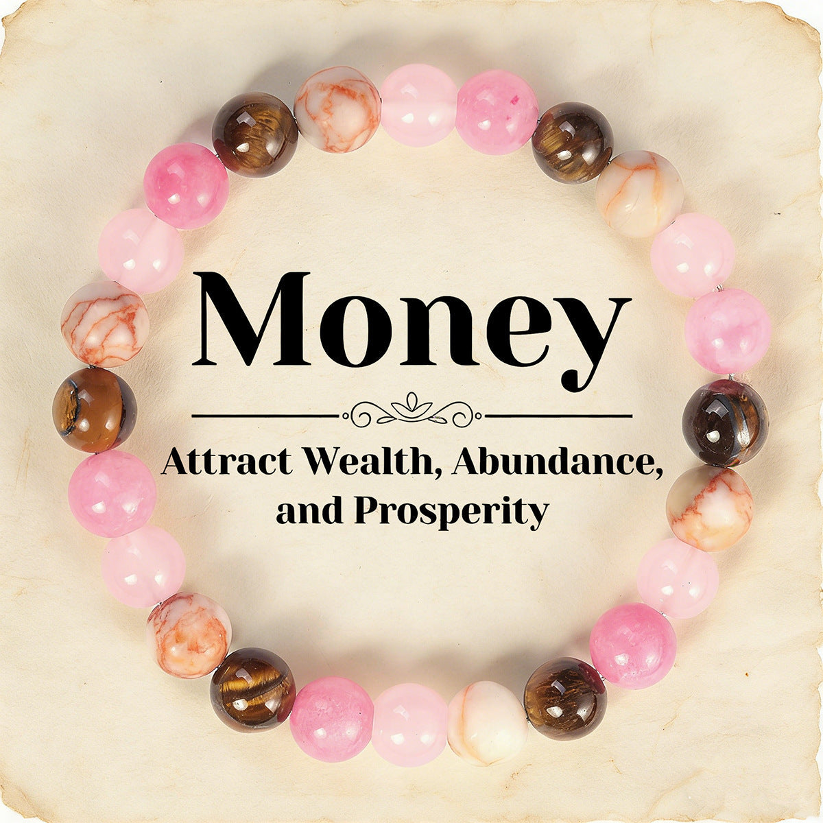 Made Of Three Materials Such Tigereye Bracelet