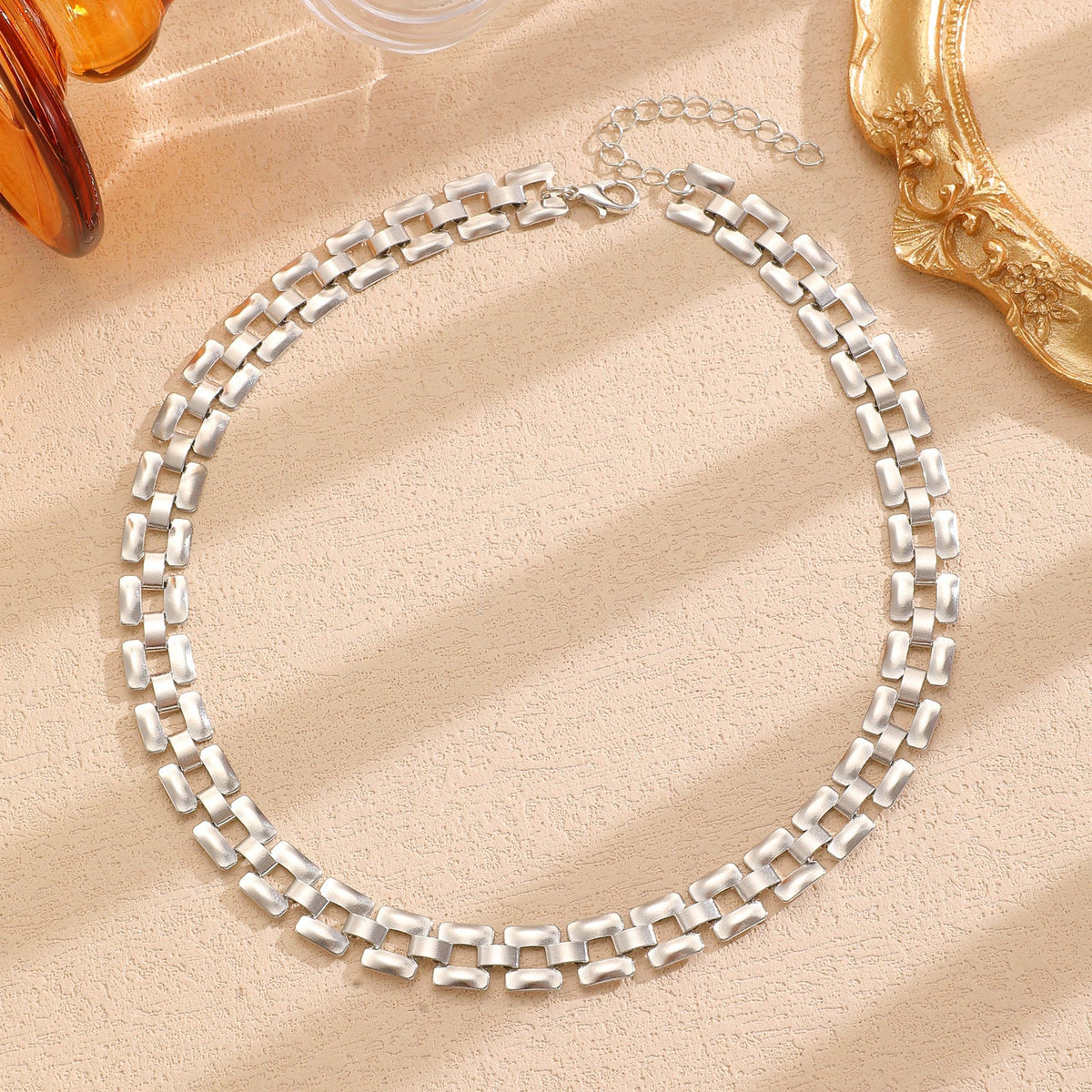 Women's Fashion Y-shaped Watch Clavicle Chain Stacked Strap Length Sweater Jewelry Set