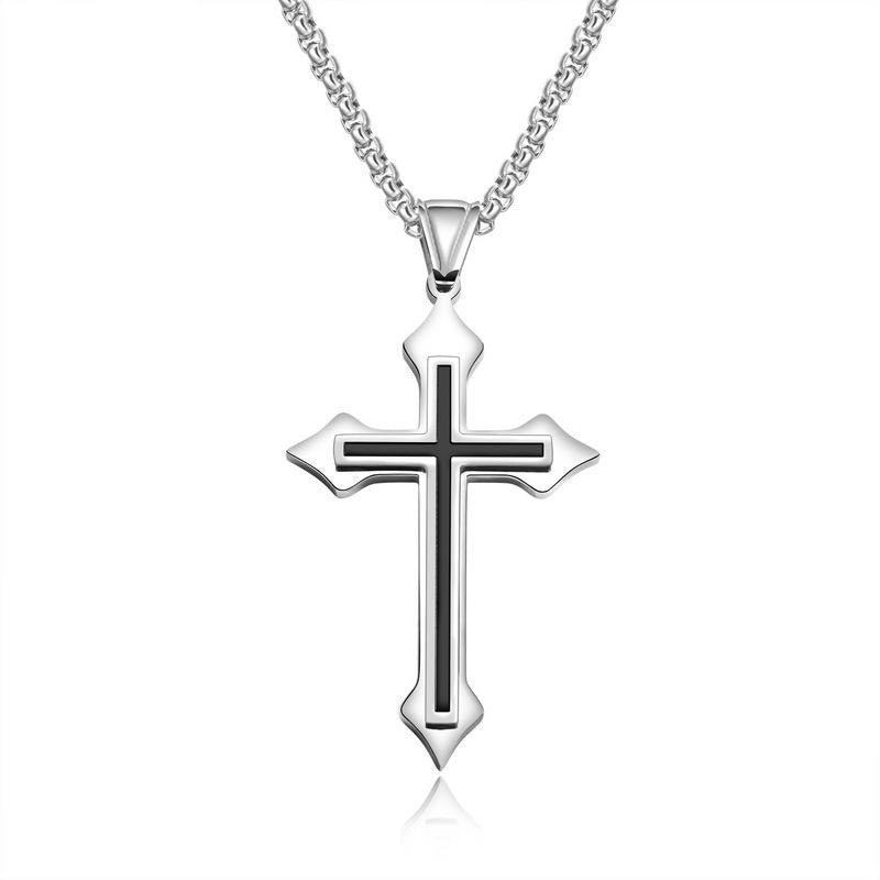 Women's & Men's Trendy Style Street Cool Cross Pendant