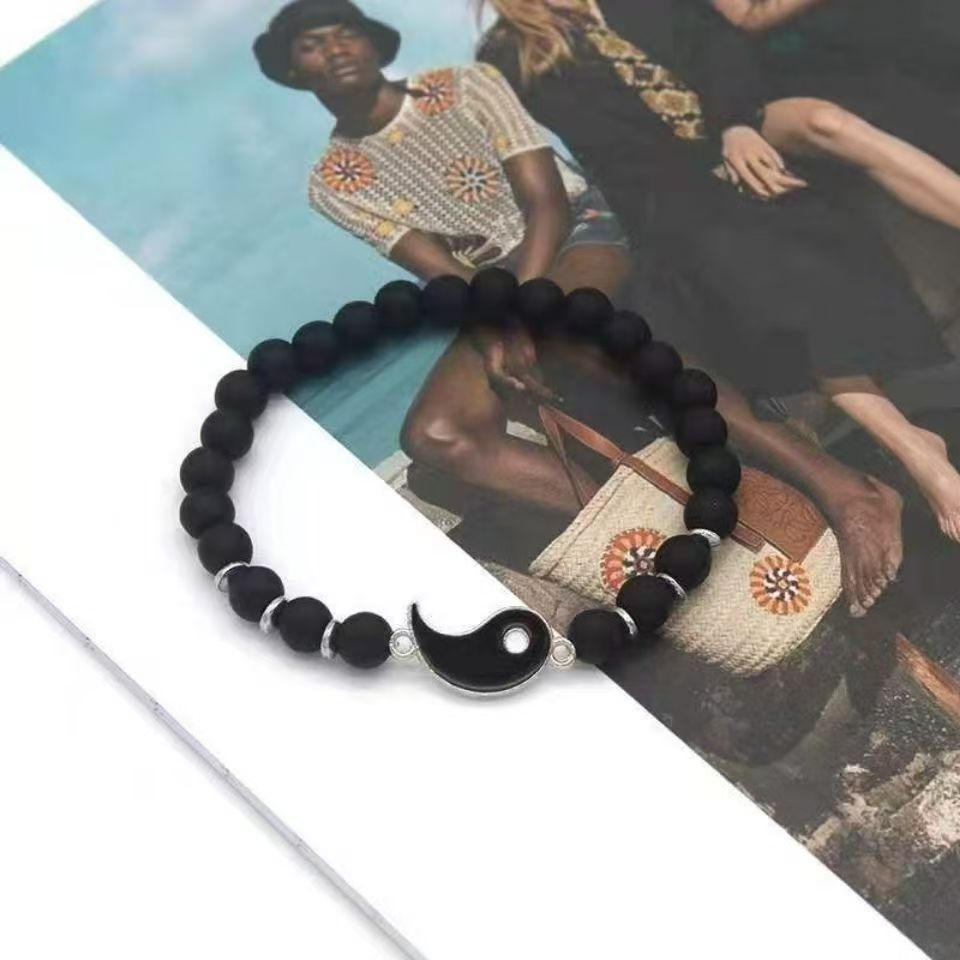 Tai Gossip Beaded Personality Simple Couple Bracelet
