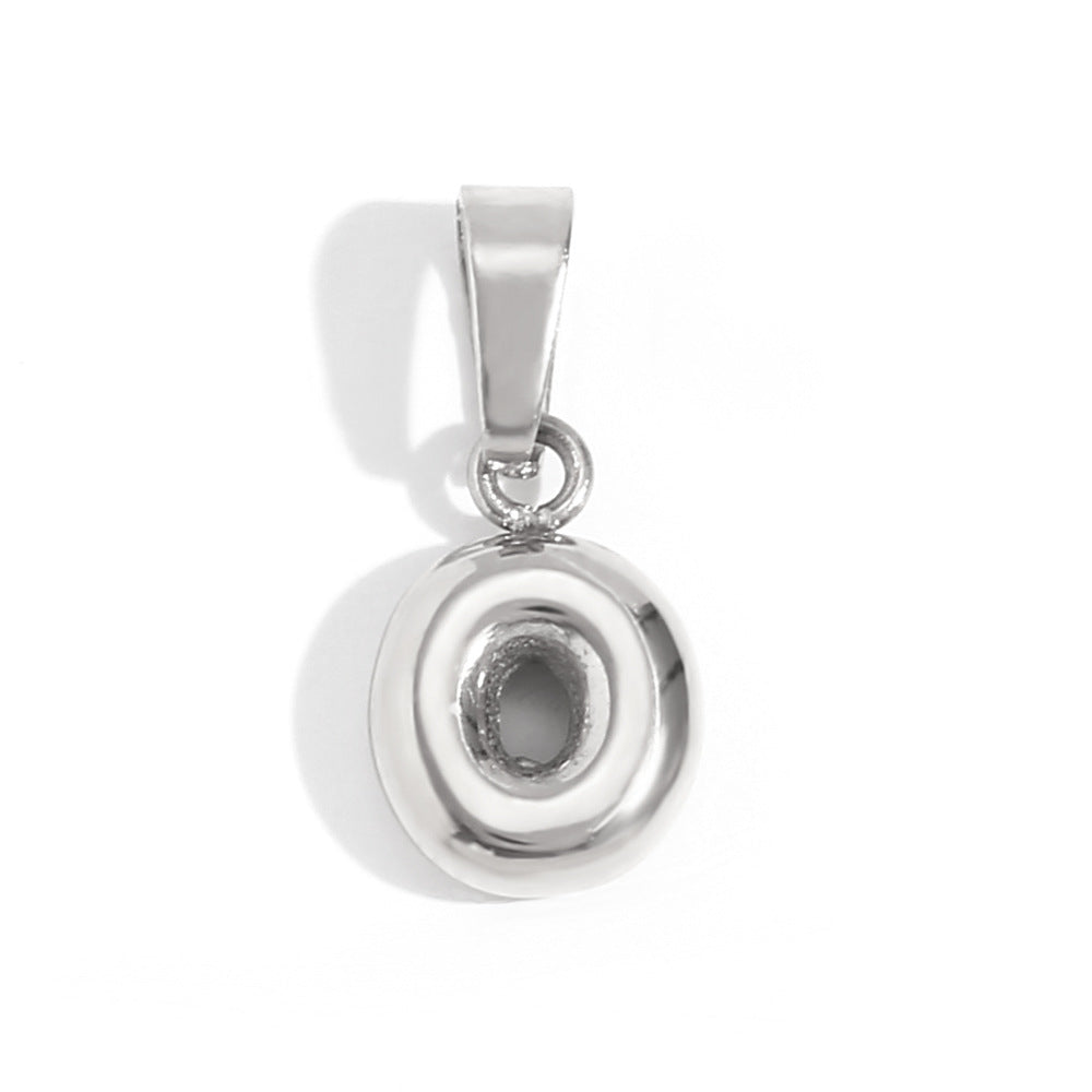 Bubble English Stainless Steel Gold Plated Pendant