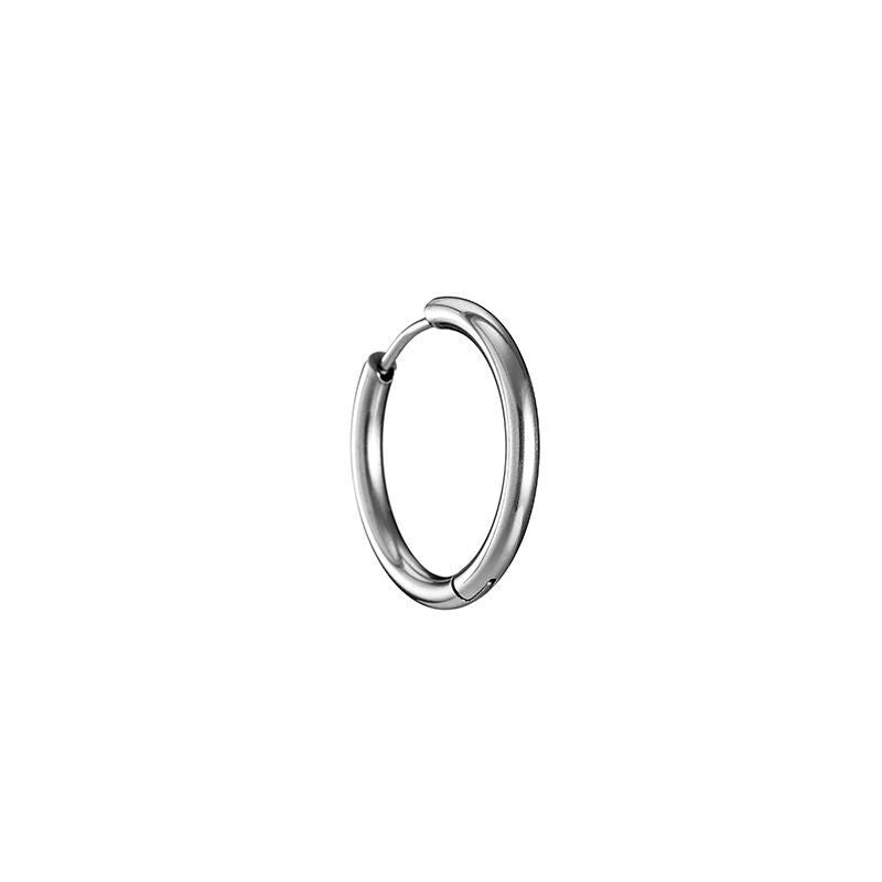 Steel Hairline Rule Coil Special Interest Light Luxury High-grade Ear Earrings