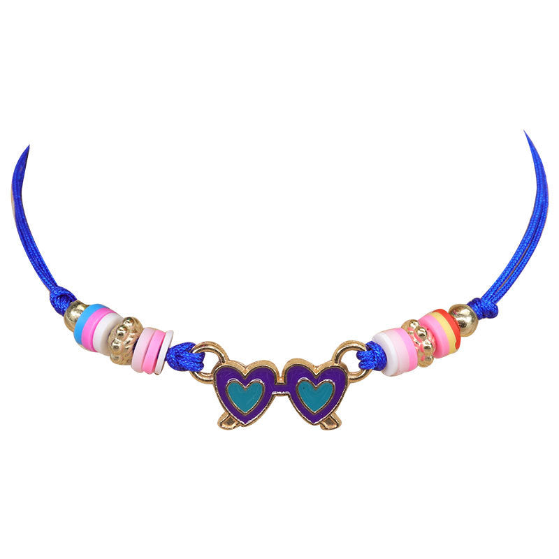 Children's Dinosaur Unicorn Pineapple Rainbow Cartoon Animal Carrying Bracelets