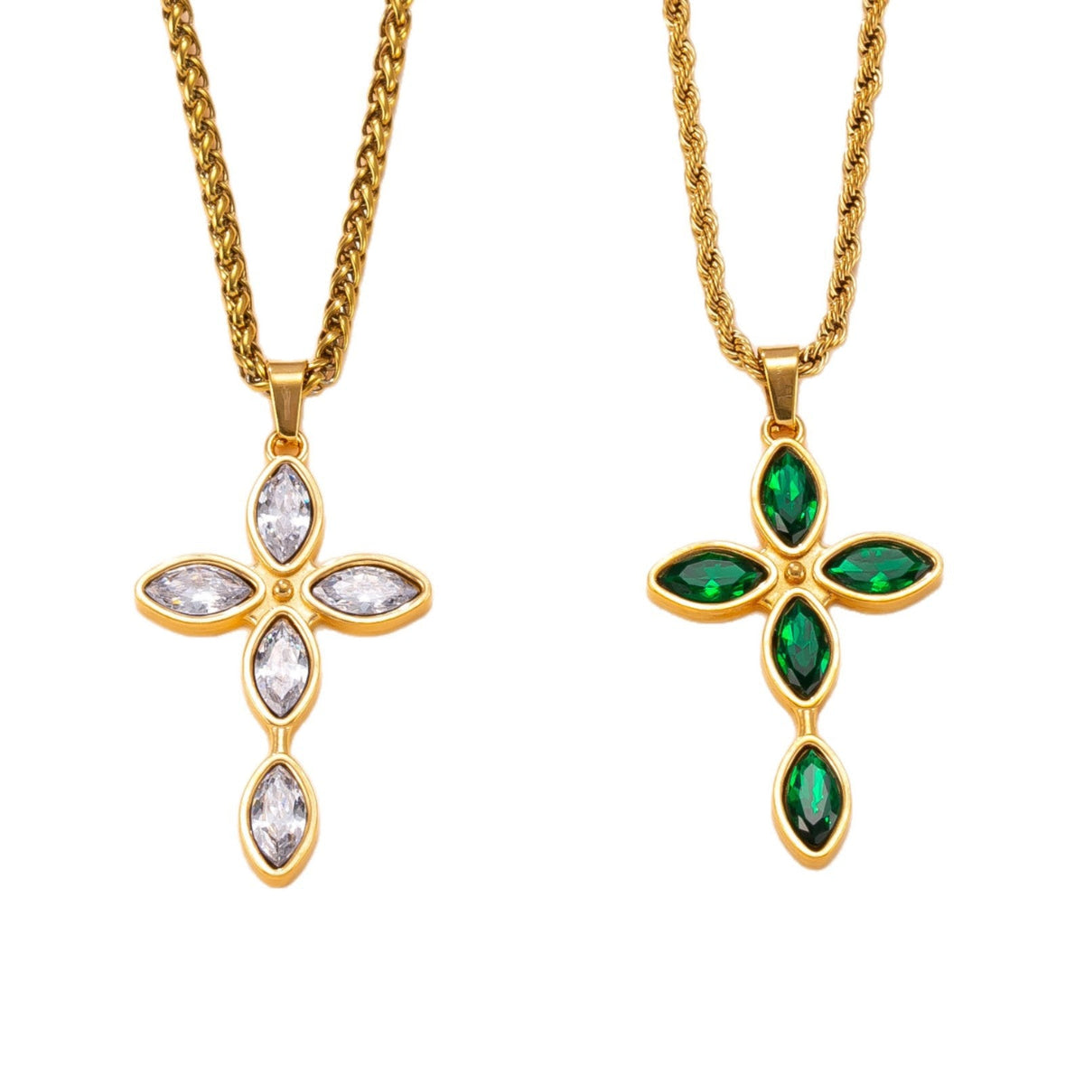 Steel Casting Light Luxury Temperament Gold Pendant
