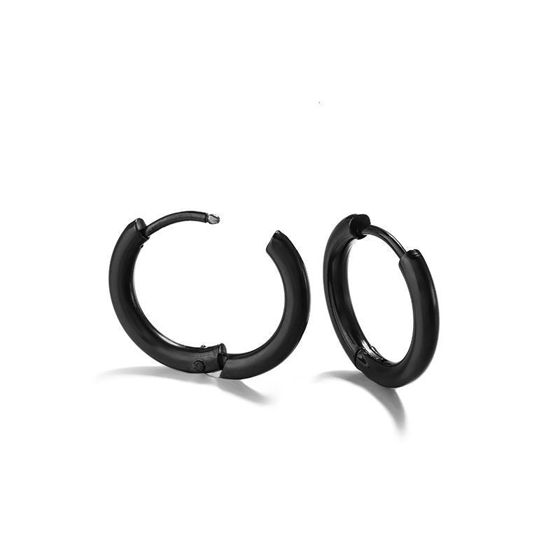 Steel Hairline Rule Coil Special Interest Light Luxury High-grade Ear Earrings