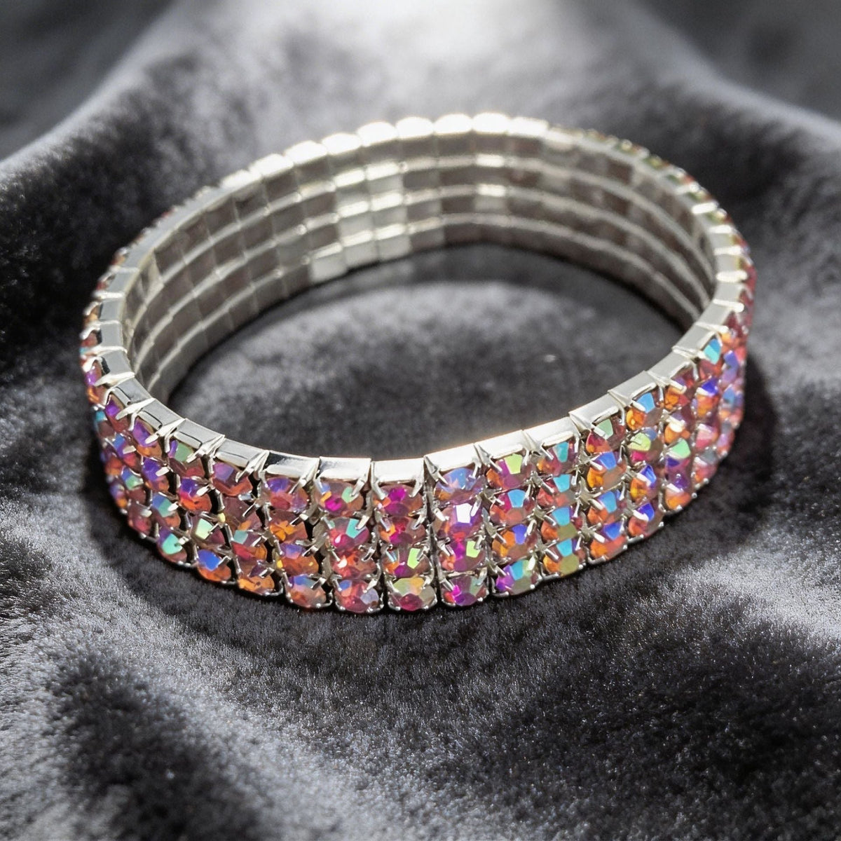 Fashion Bridal Zircon Shiny Rhinestone Wedding Formal Bracelets