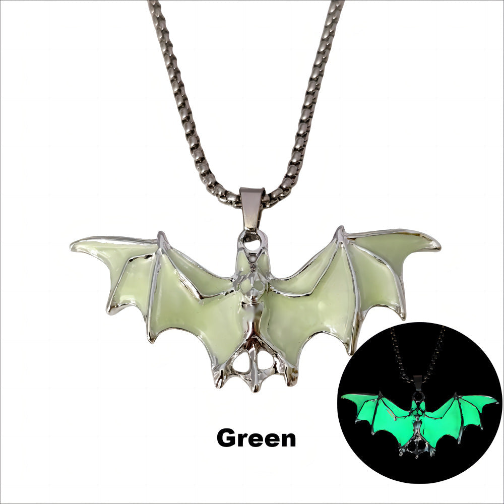 Dark Luminous Vampire Bat Cool Street Pendants