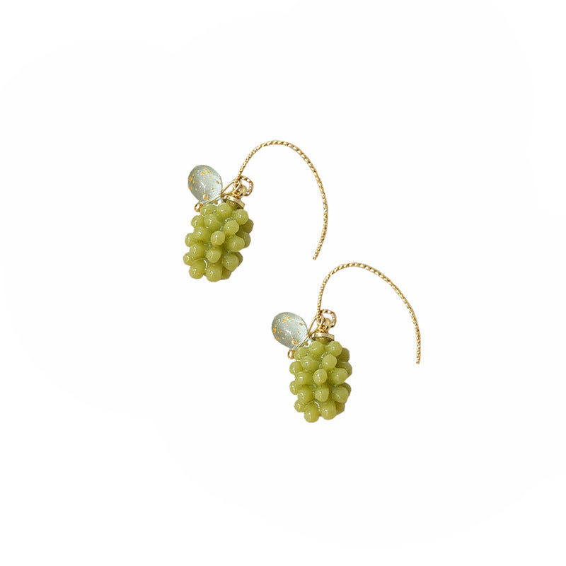 Design Sense Fruit Ear Niche Mori Stud Earrings