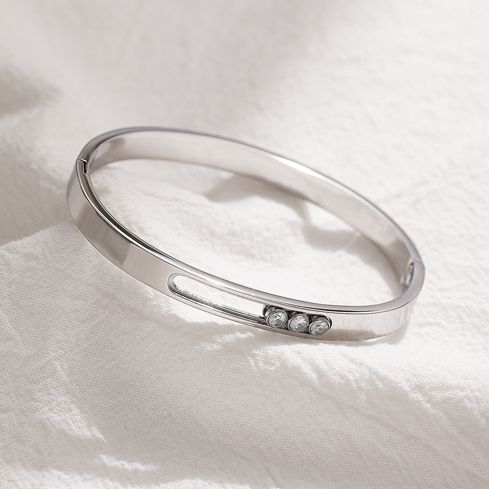 Women's Steel Simple Affordable Luxury Fashion High-grade Bracelet