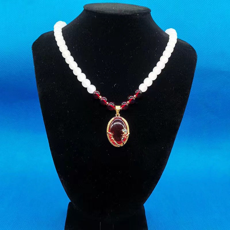 Women's Korean Simple To Give Mom Mother's Day Gift Live Necklaces