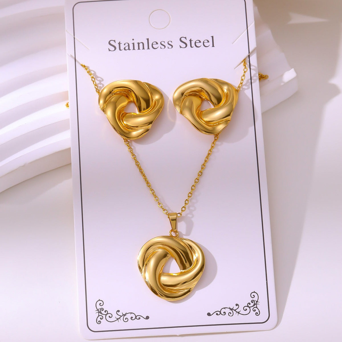 Hydraulic Suit Butterfly Love Irregular Personality Jewelry Set