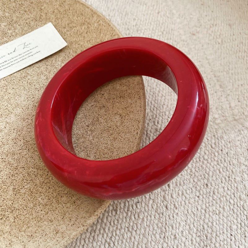 Acrylic Blooming Round Atmospheric Commute Minimalist Niche Bracelet