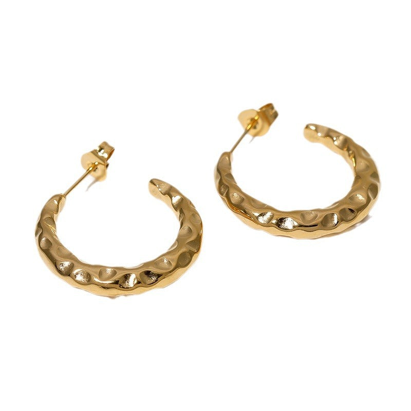 Women's Stainless Steel Shaped Gold-plated Elegant High-grade Rings