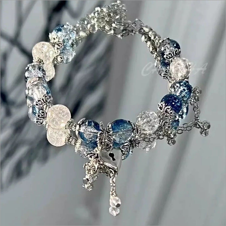 Chinese Style Good-looking Peanut Female Little Girlfriends Light Luxury Minority Bracelet