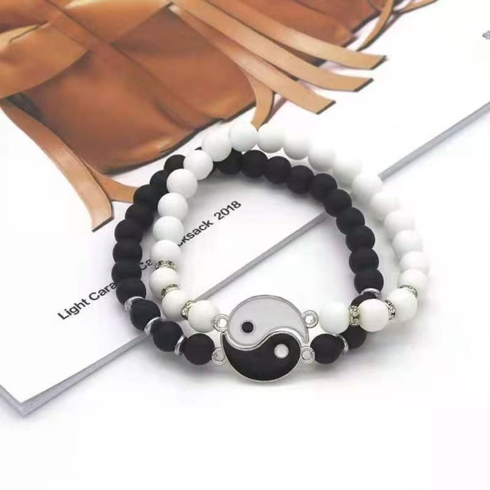 Tai Gossip Beaded Personality Simple Couple Bracelet