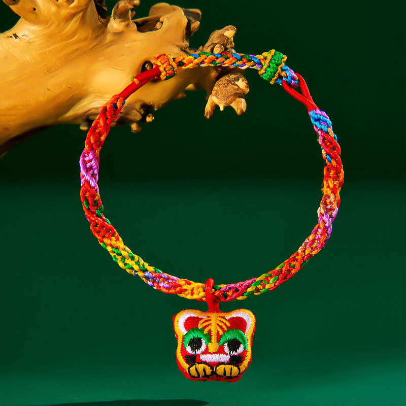 Dragon Boat Festival Colorful Rope Carrying Strap Handmade Braided Adult Bracelet