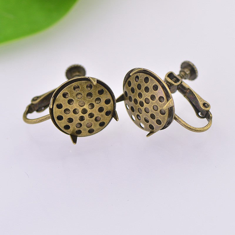 Screw Without Piercing Adjustable Spiral Hair Pin Ear Clip
