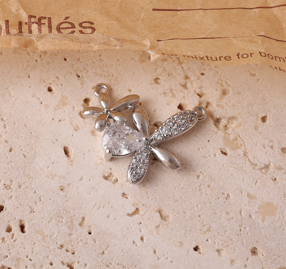 Fashion Commuter Light Luxury Dragonfly Design Pendant