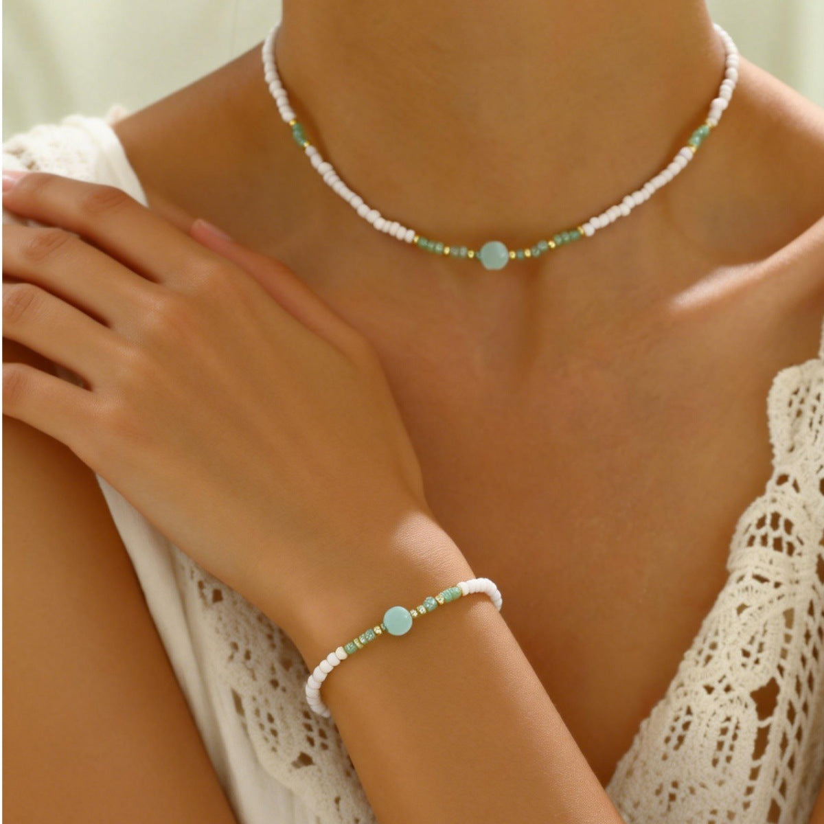 Women's Lucky Four-leaf Clover Five Petal Flower Bracelets