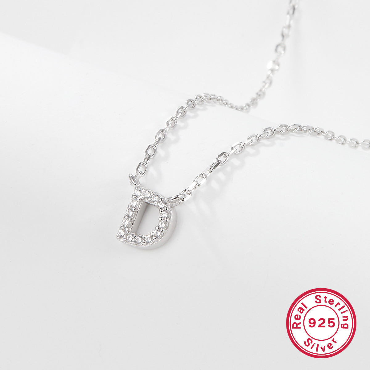 Women's Sier Minority Simple Clavicle Chain Beaded Necklaces