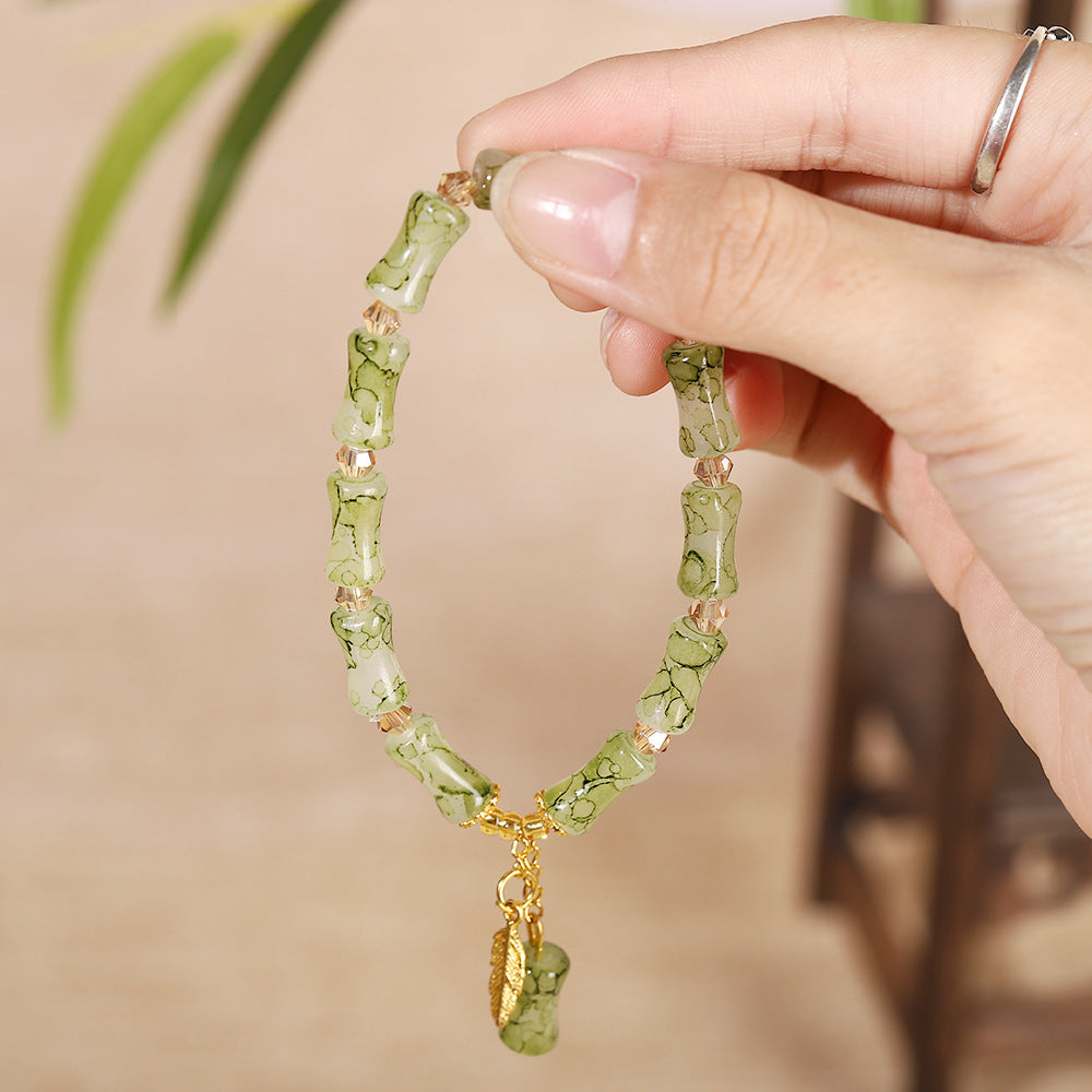 Style Chinese Imitation Aventurine Festival High Blessing Pendants