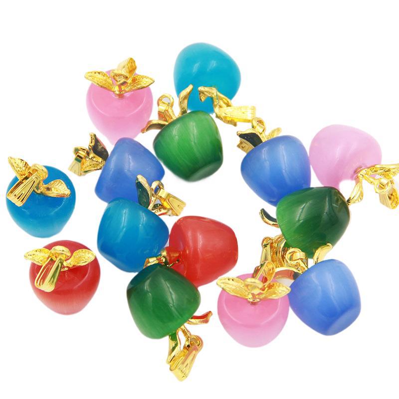 Women's Gold-plated Christmas Eve Gift Pink Crystal Clavicle Pendants