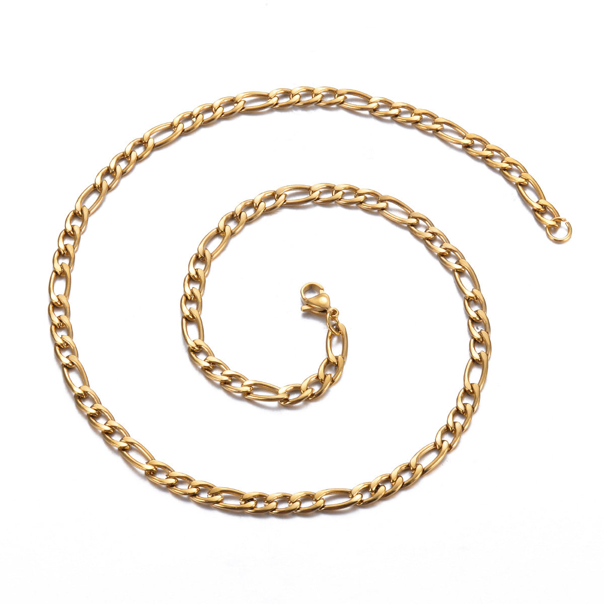 Women's & Men's Hop Gold Stainless Steel Accessory Chain Necklaces