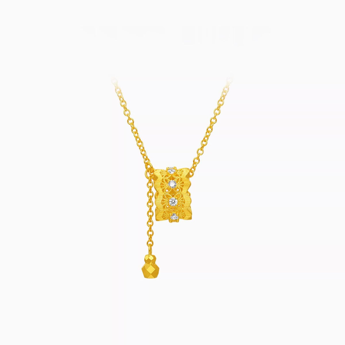 Women's Tassel Filigree Ear Gold Lace For Jewelry Set