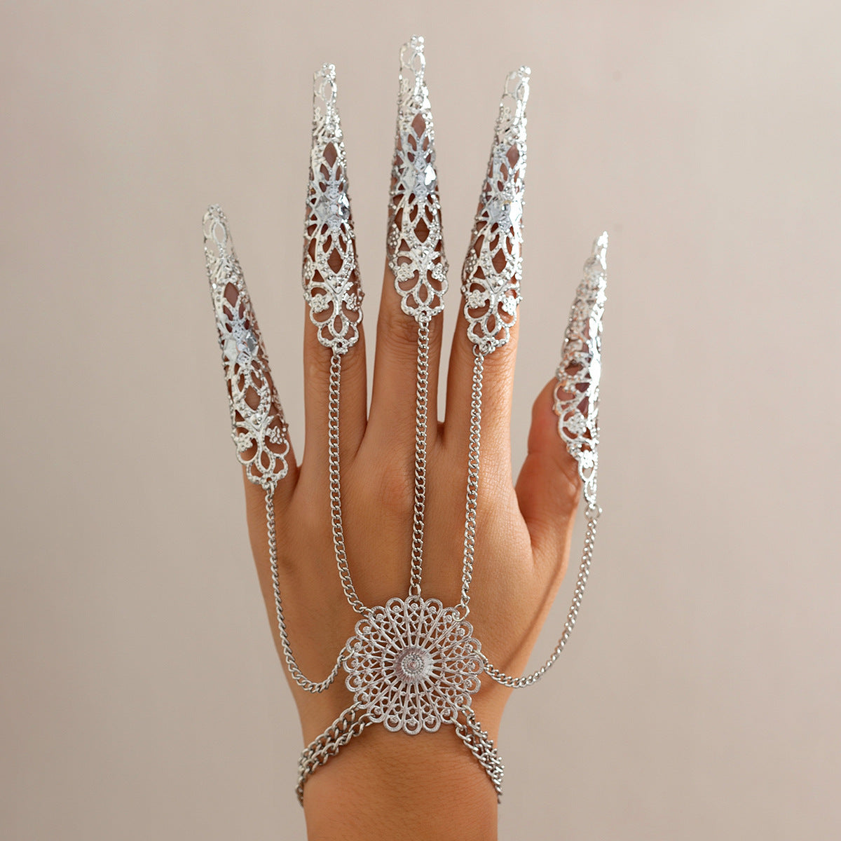 Ornament Halloween Gothic Style Chain Personality Bracelets