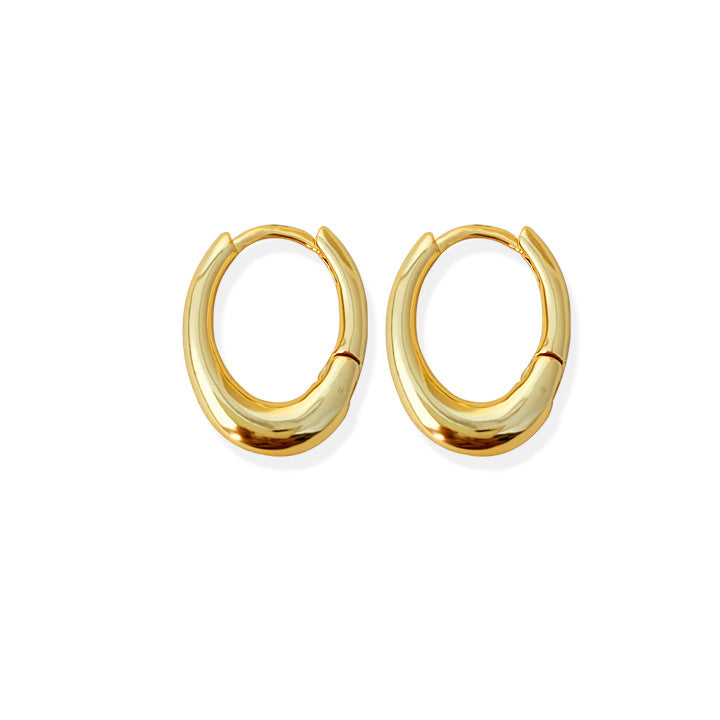 Style Cool Minimalist Geometric Exquisite Fashionable Hoop Sense Of Retro Earrings