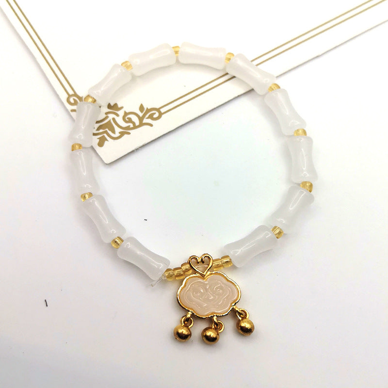 Style Chinese Imitation Aventurine Festival High Blessing Pendants