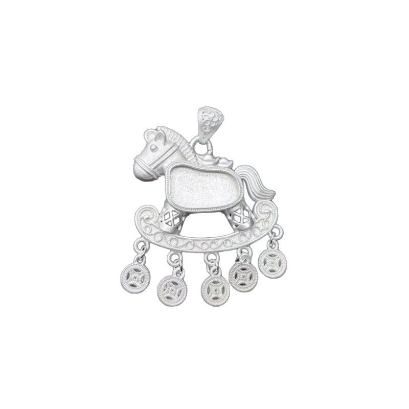 Miao Sier Eardrop Frame Vintage Base Support Handmade Ethnic Pendant