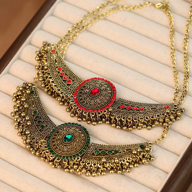 Women's Matching Wings Drop Beads Exaggerated Bohemian Style Jewelry Set