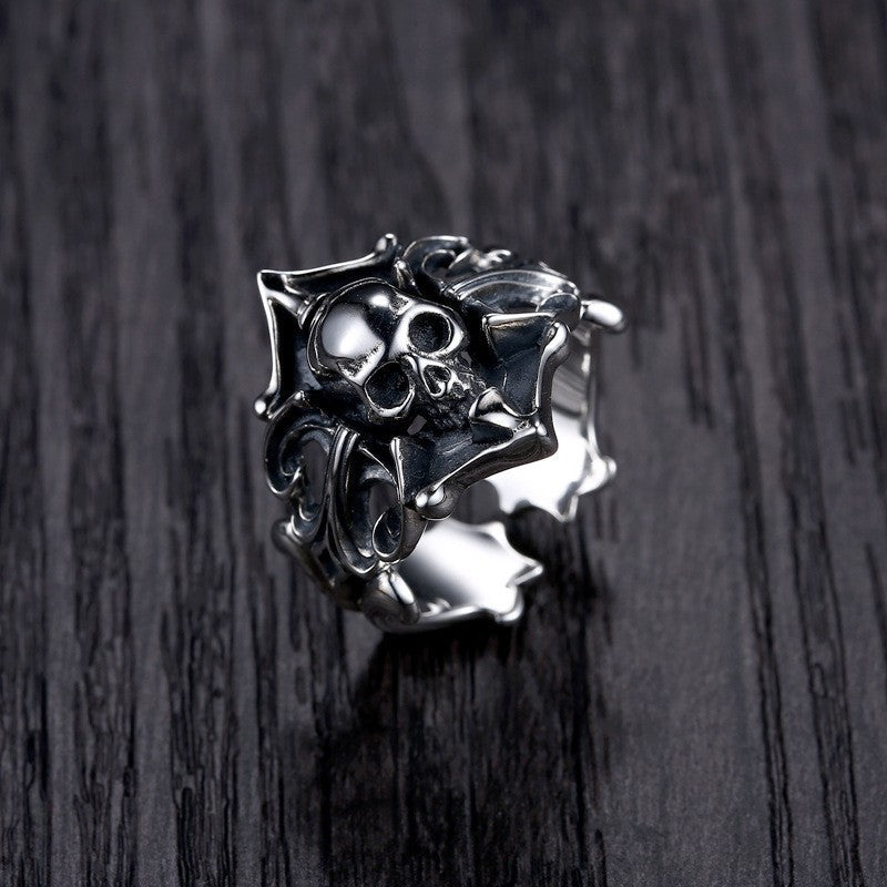 Skull Male Rock Gothic Punk Gift Ring