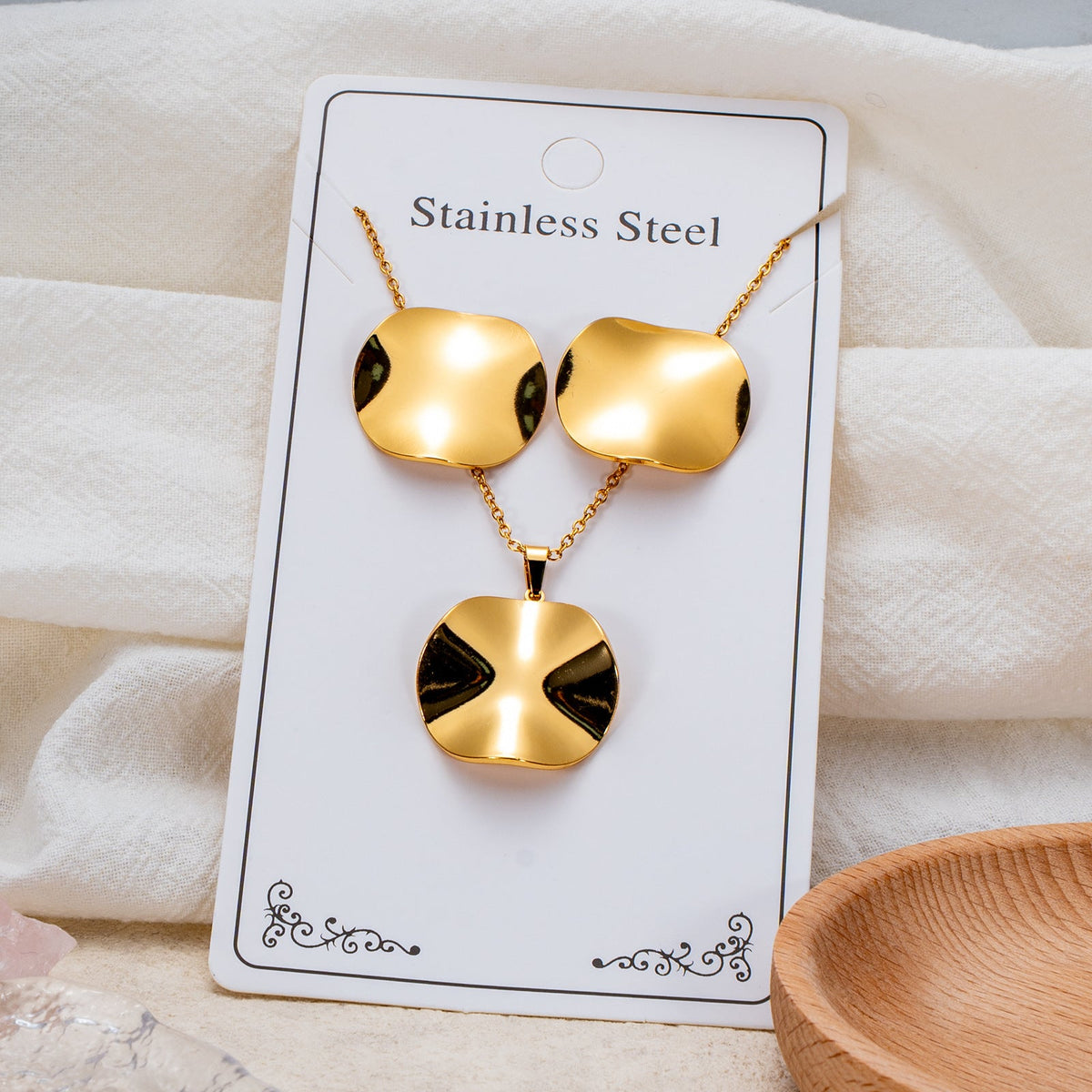 Best-selling Fashion Personality Stainless Steel Variety Of Jewelry Set