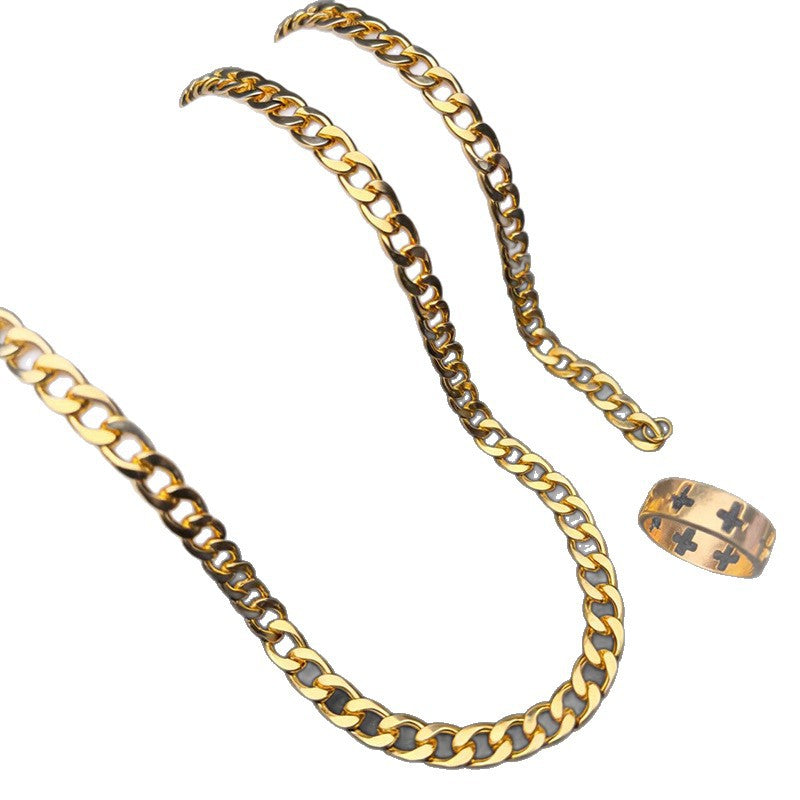 Fashion Trendy Arrow Xi Chain Of Jewelry Set