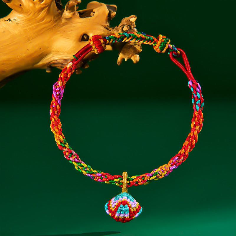 Dragon Boat Festival Colorful Rope Carrying Strap Handmade Braided Adult Bracelet