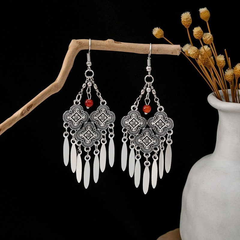 Style Vintage Fashion Bohemian Long Tassel Earrings