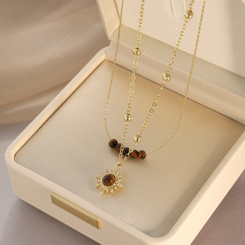 Sweater Chain Light Luxury High Sense Of Design Elegant Female Necklaces