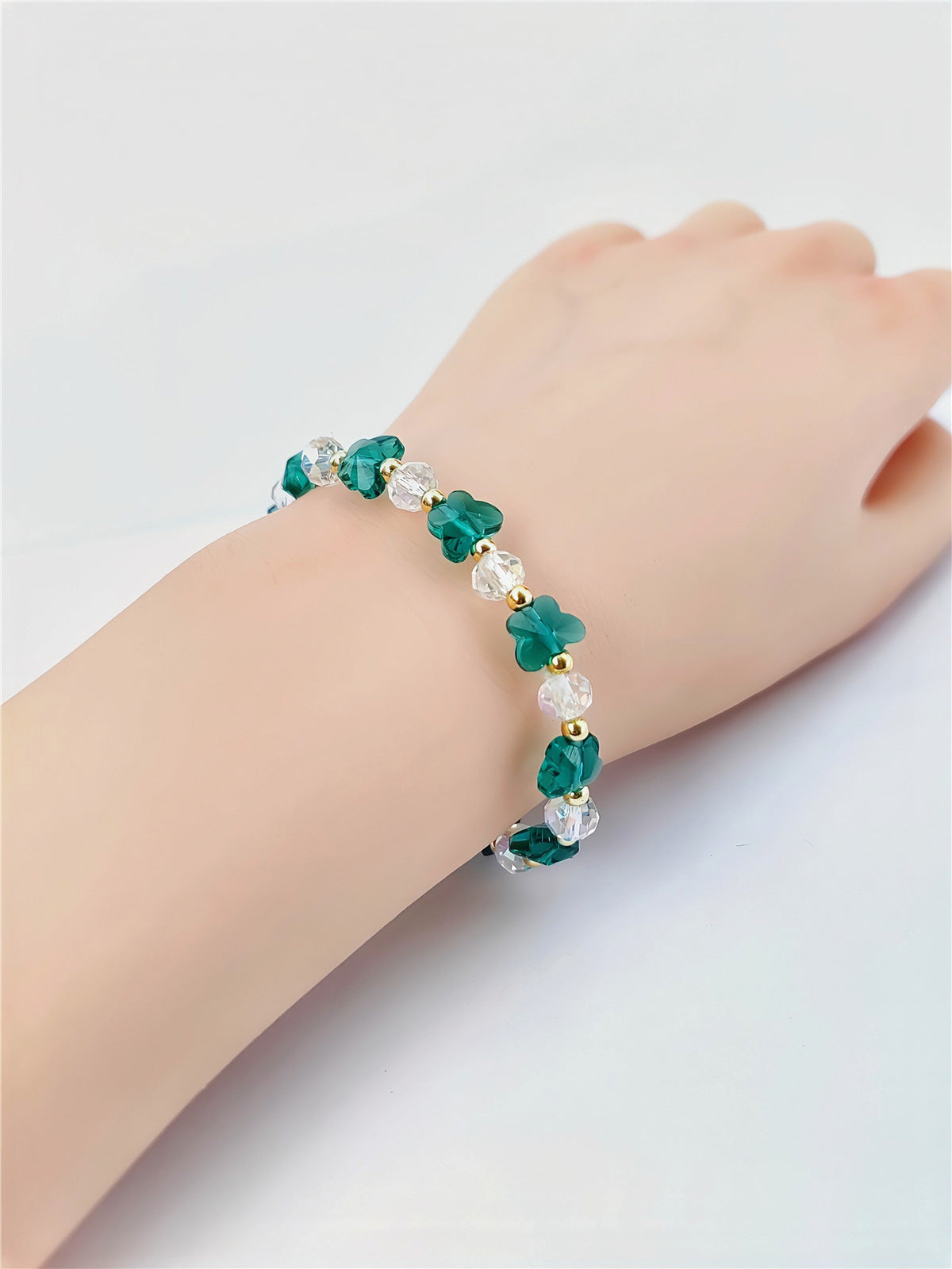 Women's Crystal Optional Sweet Fashion Ornament Butterfly Bracelets