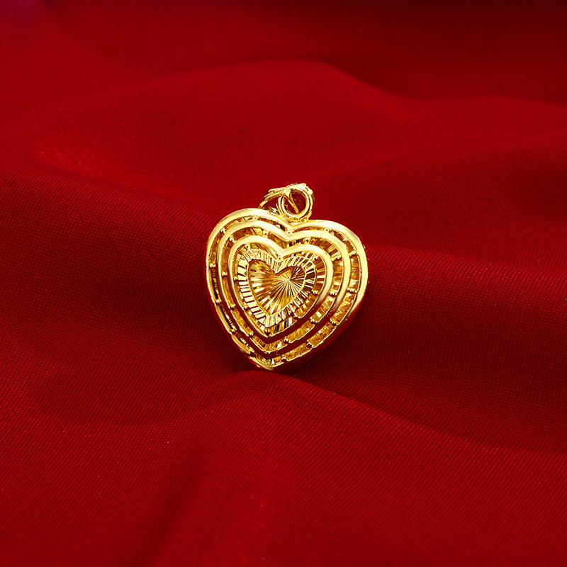 Women's Style Gold Shop Alluvial Love Abacus Lucky Bag Necklaces